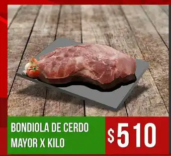 Supermercados Mayor Bondiola De Cerdo Mayor X Kilo oferta