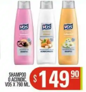 Supermercados Caracol Shampoo O Acondic Vo5 x 790ml oferta