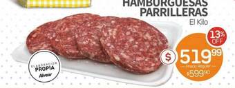 Alvear Hamburguesas Parrilleras oferta