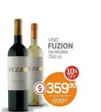 Alvear Vino Fuzion Varietales 750cc oferta