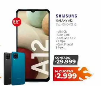 Naldo Lombardi Samsung Galaxy A12 oferta