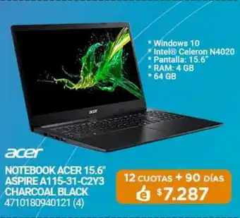 Notebook Acer 15.6