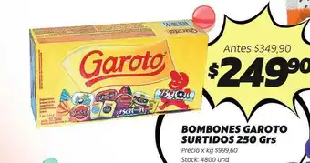 Ferniplast Bombones Garoto Surtidos 250grs oferta