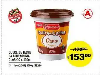 Atomo Conviene Dulce De Leche La Serevisima Clásico x 400g oferta