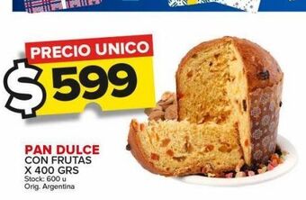 Carrefour Maxi Pan dulce con frutas oferta