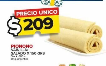 Carrefour Maxi Pionono vainilla salado oferta