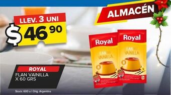Carrefour Maxi Flan royal oferta