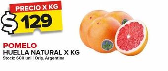 Carrefour Maxi Pomelo huella natural oferta