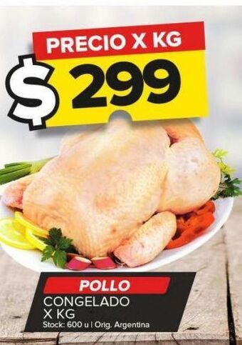 Carrefour Maxi Pollo congelado x kg oferta