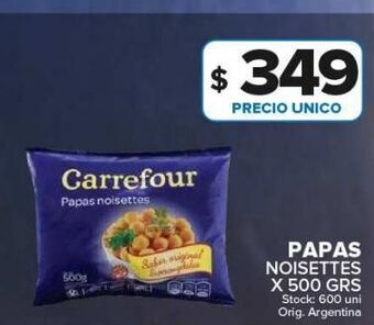 Carrefour Maxi Papas noisettes oferta