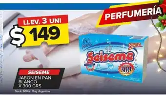 Carrefour Maxi Jabón en pan blanco seiseme oferta