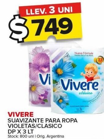 Carrefour Maxi Suavizante vivere oferta