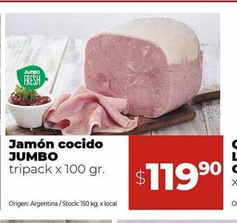 Disco Jamón cocido jumbo oferta