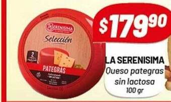 Almacor La serenisima queso pategras sin lactosa oferta