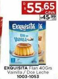 Hipermay Exquisita flan vainilla - dce leche oferta