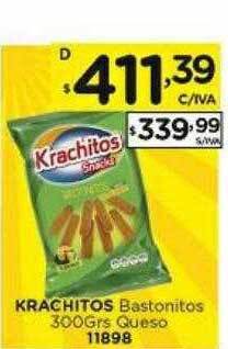 Hipermay Krachitos bastonitos queso oferta
