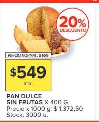 Carrefour Market Pan dulce sin frutas oferta