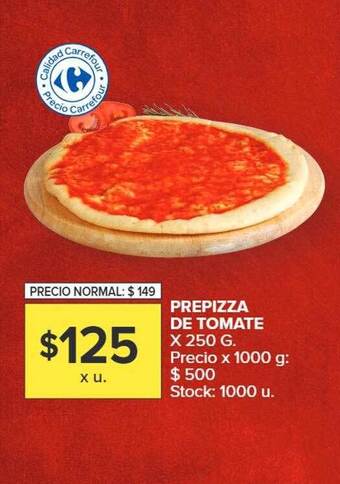 Carrefour Market Prepizza de tomate oferta