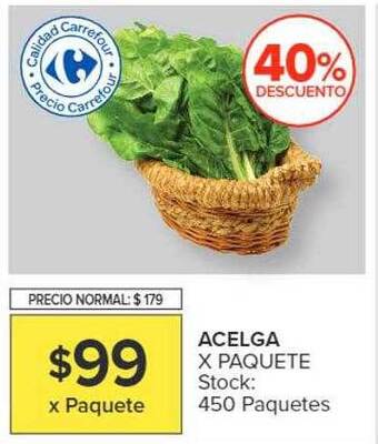 Carrefour Market Acelga oferta