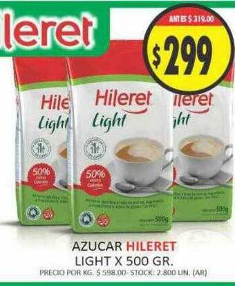 Supermercados Becerra Azucar hileret light oferta