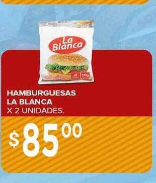 Supermercados Mayor Hamburguesas la blanca oferta
