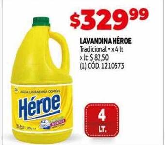 Makro Lavandina héroe oferta