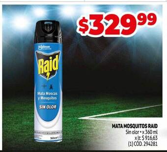 Makro Mata mosquitos raid oferta