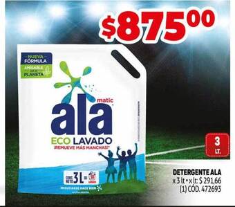 Makro Detergente ala oferta