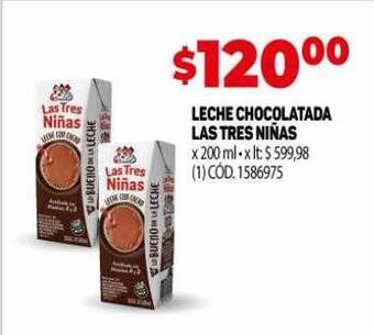 Makro Leche chocolatada las tres niñas oferta