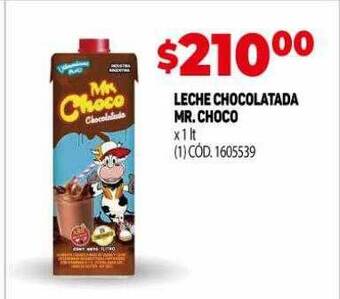 Makro Leche chocolatada mr choco oferta