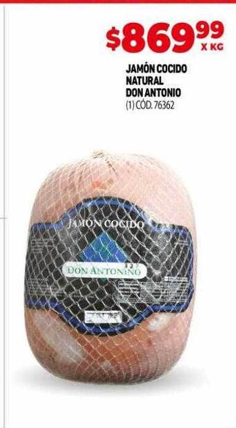 Makro Jamón cocido natural don antonio oferta
