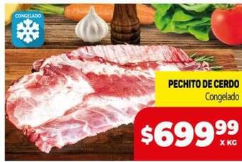Makro Pechito de cerdo oferta