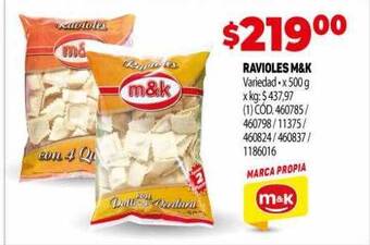 Makro Ravioles m&k oferta