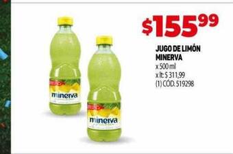 Makro Jugo de limón minerva oferta