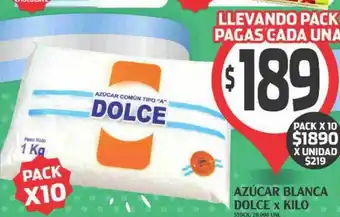 Azuúcar blanca dolce
