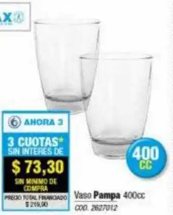 Rio Shop Deco Vaso pampa 400cc oferta