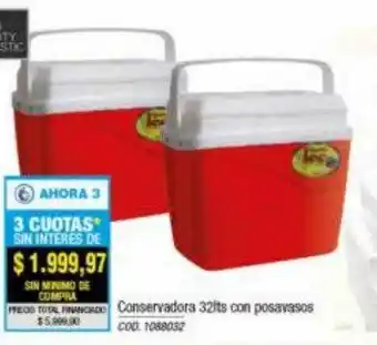 Rio Shop Deco Conservadora 32lts con posavasos oferta