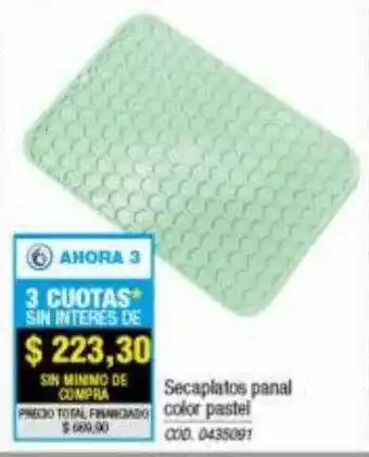 Rio Shop Deco Secaplatos panal color pastel oferta