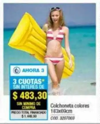 Rio Shop Deco Colchoneta colores oferta