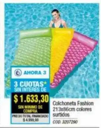 Rio Shop Deco Colchoneta fashion 213x86cm colores surtidos oferta