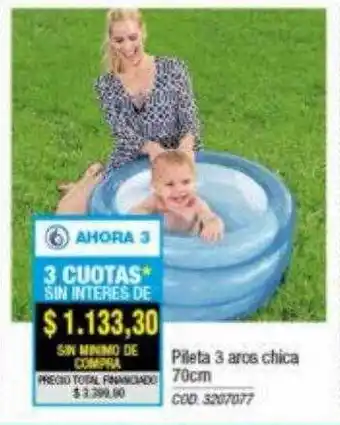Rio Shop Deco Pileta 3 aros chica 70cm oferta