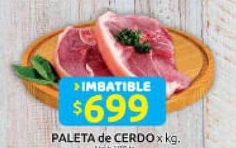 Cordiez Paleta de cerdo x kg oferta