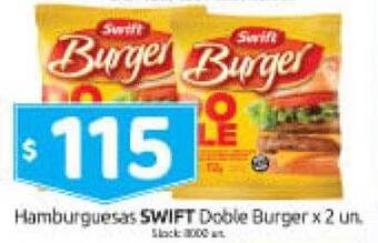Cordiez Hamburguesas swift doble burger oferta