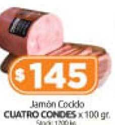 Cordiez Jamón cocido cuatro condes oferta