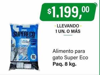 Supermercados Damesco Alimento para gato super eco oferta