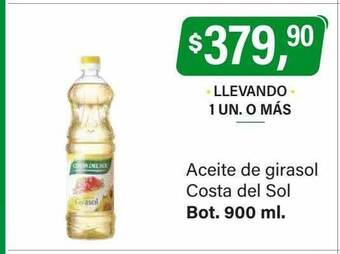 Supermercados Damesco Aceite de girasol costa del sol oferta