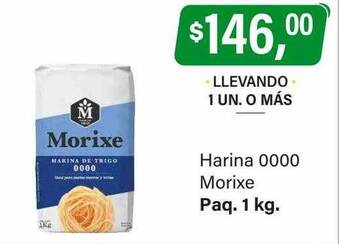 Supermercados Damesco Harina 0000 morixe oferta