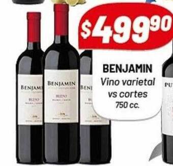 Almacor Benjamin vino varietal vs cortes oferta
