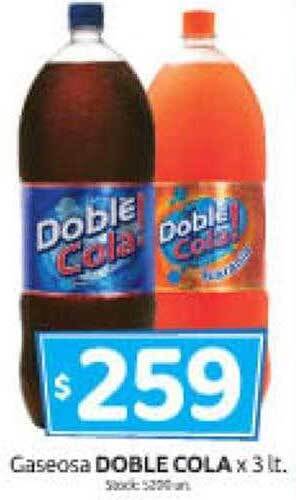 Cordiez Gaseosa doble cola oferta