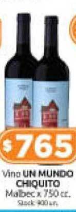 Cordiez Vino un mundo chiquito malbec oferta